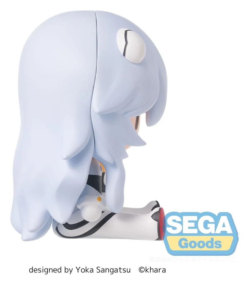 Evangelion: 3.0+1.0 Thrice Upon a Time Fuwa Petit Chibi Figure Rei: Long Hair 8 cm
